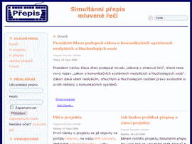 p�epis v re�ln�m �ase